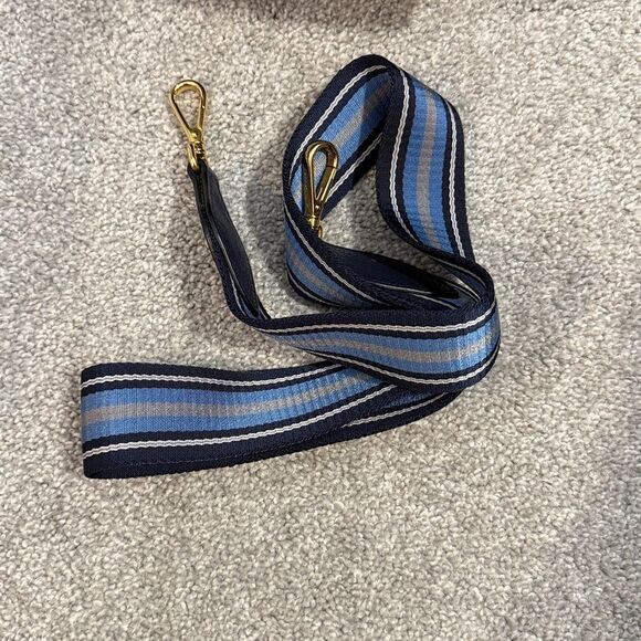 Prada Navy Blue Hobo Bag with Gold Accents - Picture 8 of 8